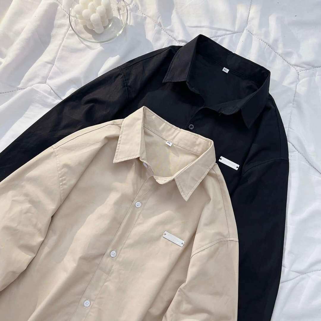 Sơ mi WZS tag Inox form rộng unisex 2t clothes