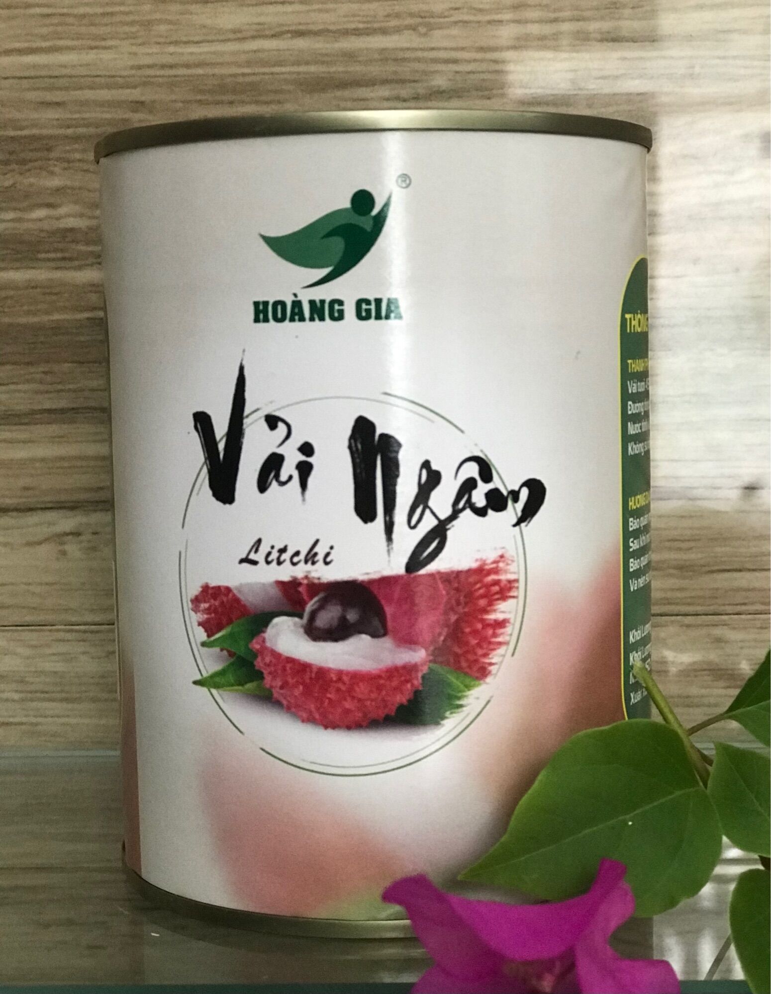 Vải thiều ngâm hoàng gia 560g