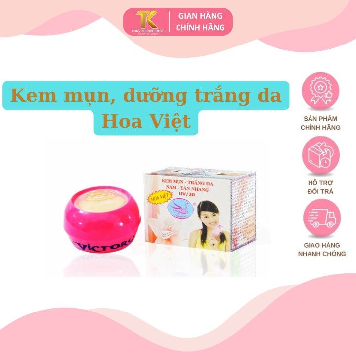 Kem Hoa Việt Victory mụn nám trắng da