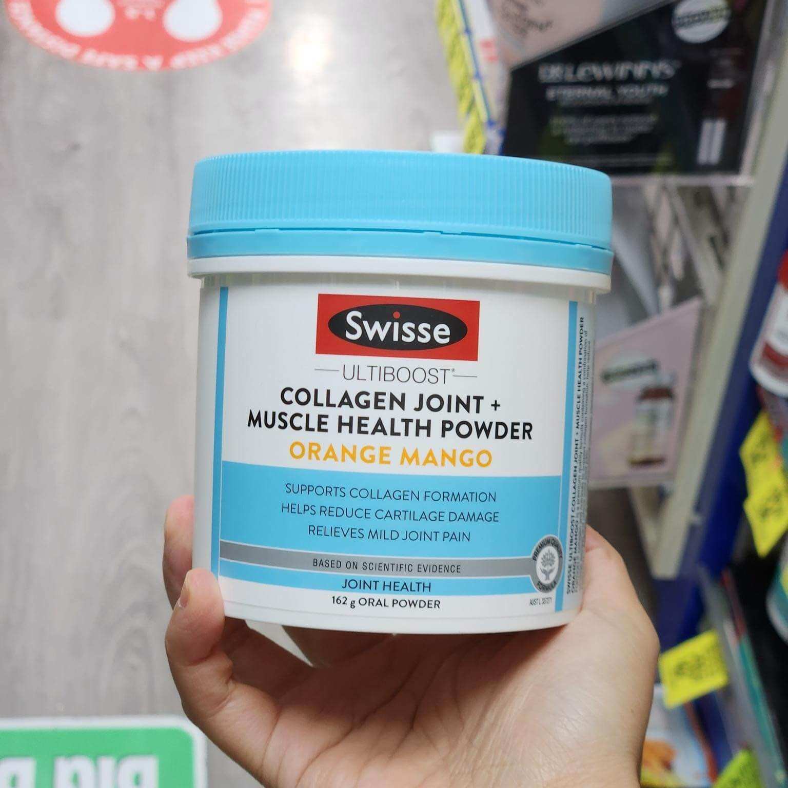 Collagen thuỷ phân dạng bột Swisse Ultiboost Collagen Joint + Muscle Health Powder