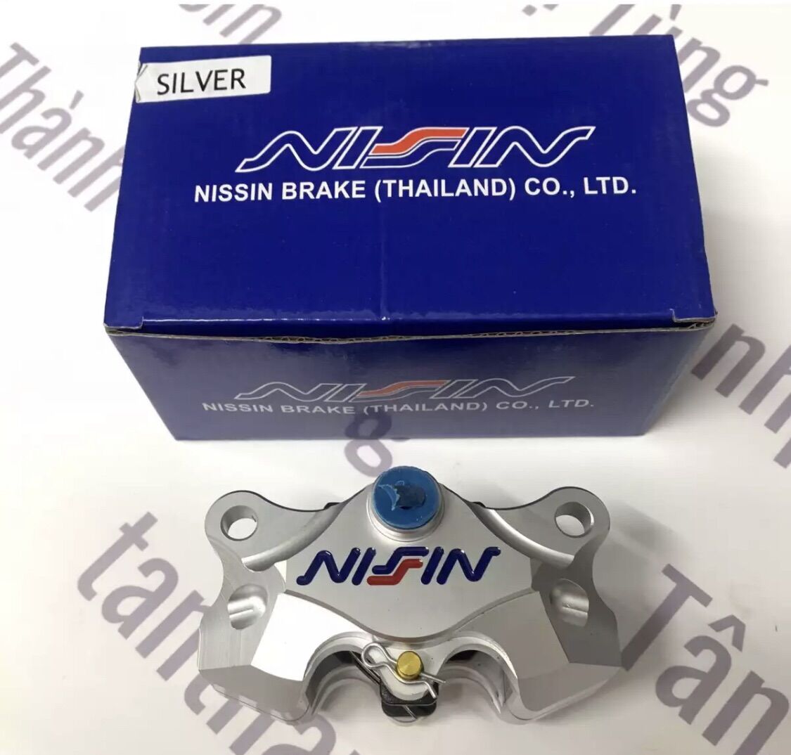 Heo dầu nissin 2 pit màu bạc