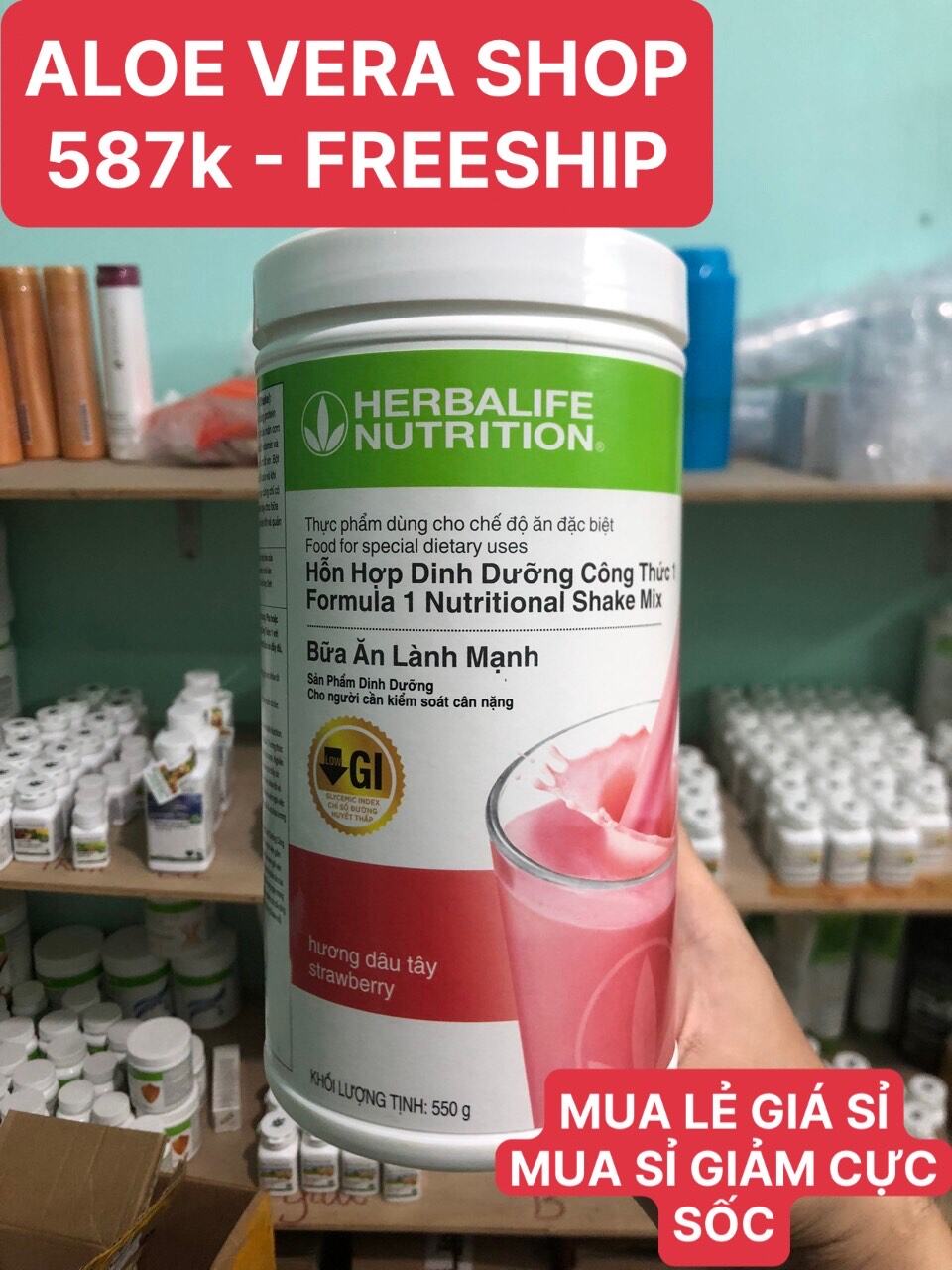 587k Healthy Meal Strawberry Nutrition Mix Formula 1 550g