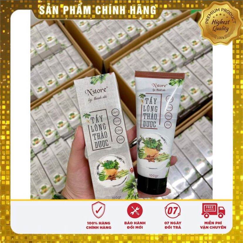 Kem tẩy lông thảo dược n'store diệt sạch mọi loại lông cứng đầu