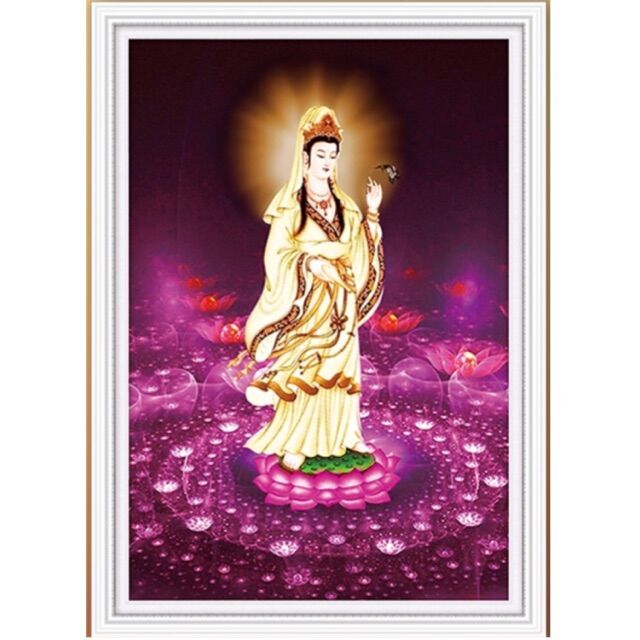 Tranh đính đá Phật Quan Âm Lg1459 chưa đính