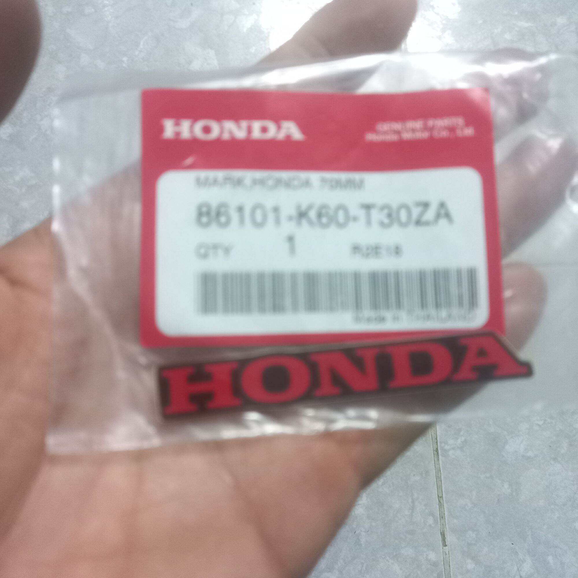 Tem Chữ Honda màu đỏ ( Thailand )