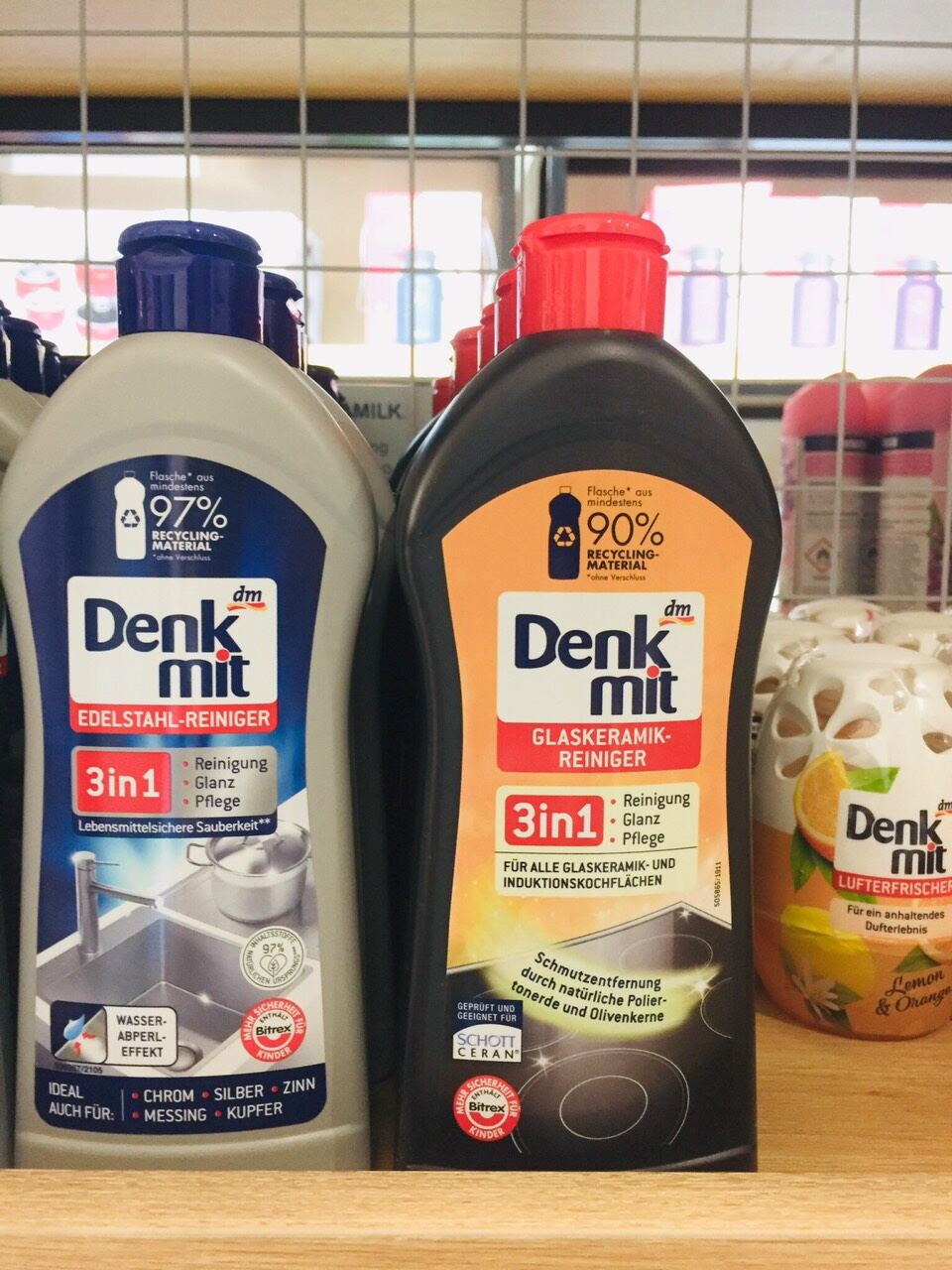 Tẩy rửa bếp từ Denkmit 3in1