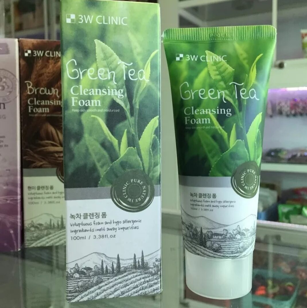 Sửa rửa mặt trà xanh Green tea Hàn Quốc