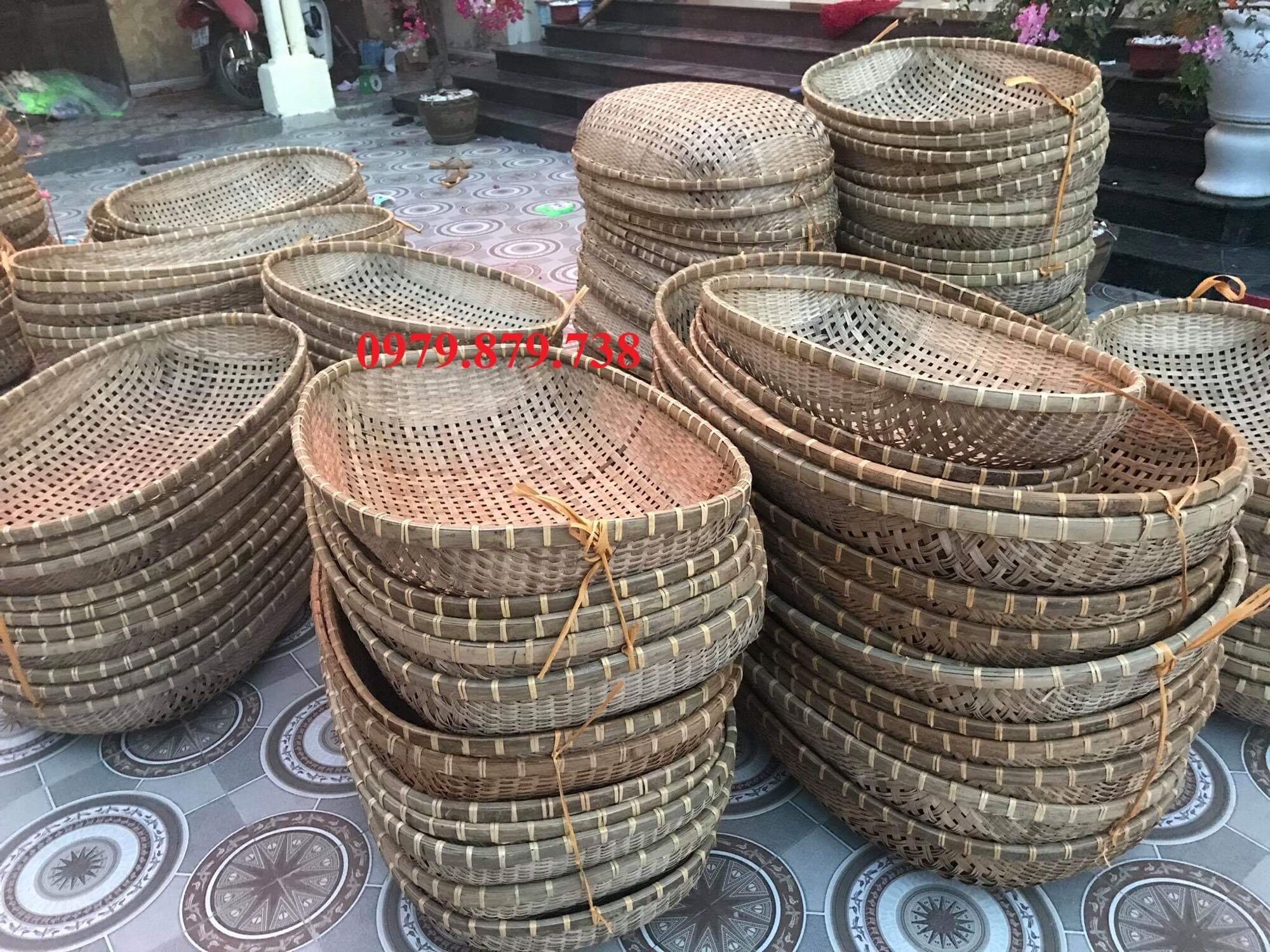Nôi tre đặt võng size lớn 95x65