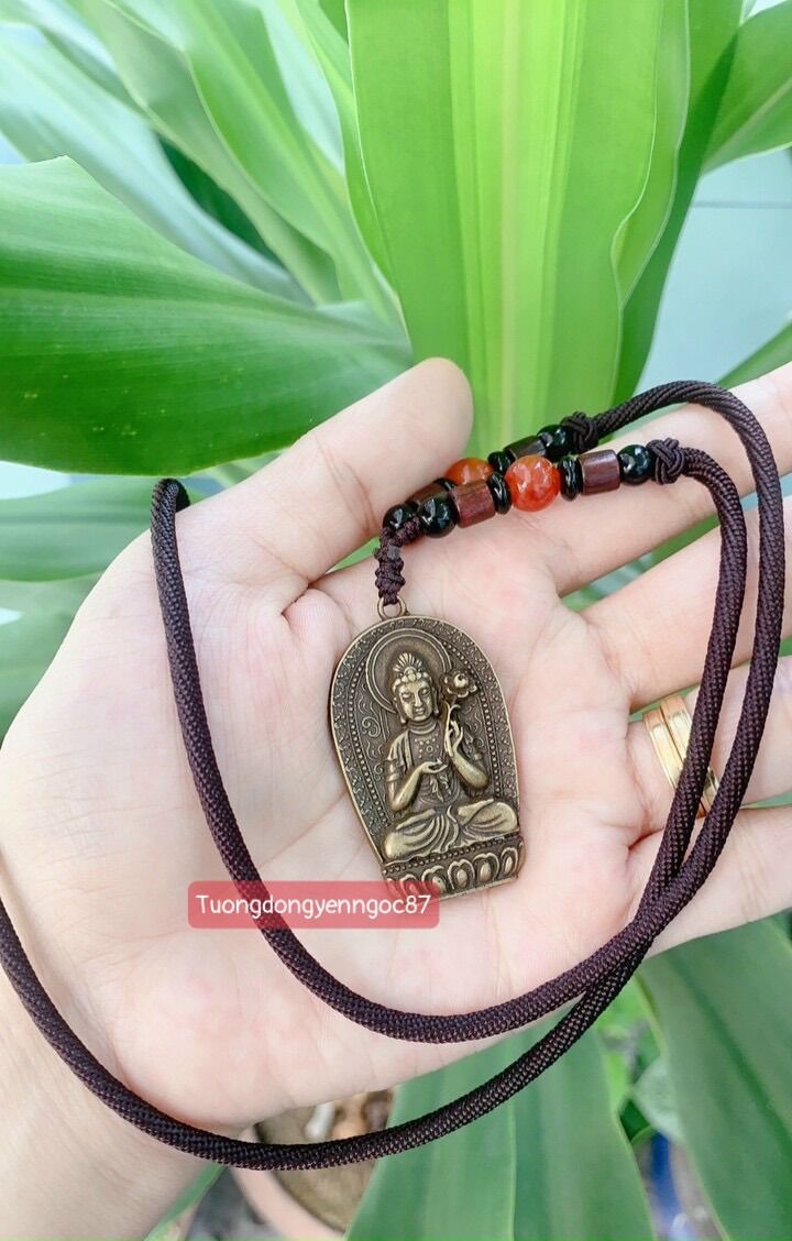 Dây chuyền phật Đại thế chí bồ tát đồng