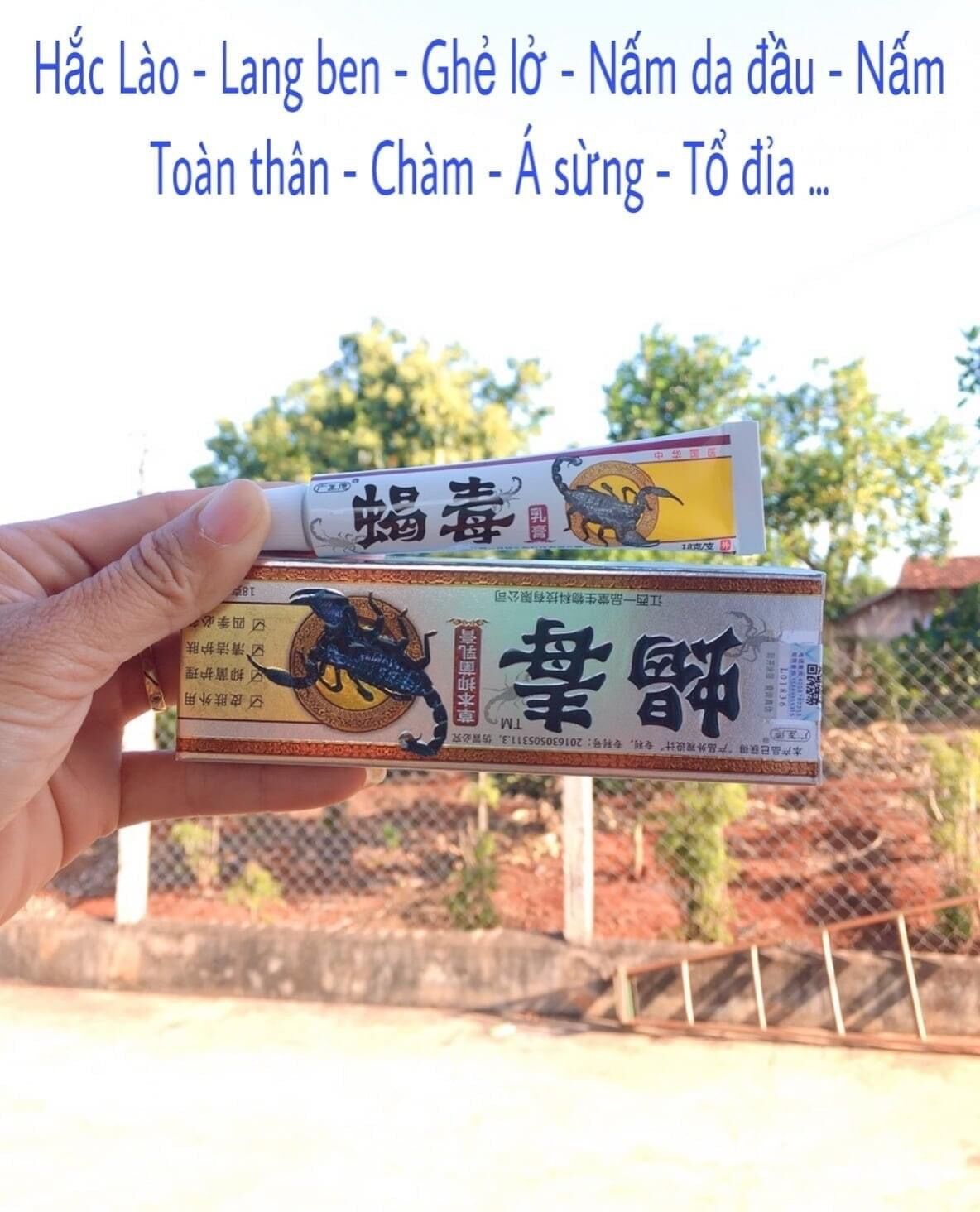 Kem bọ cạp - Nấm da đầu nấm toàn thân