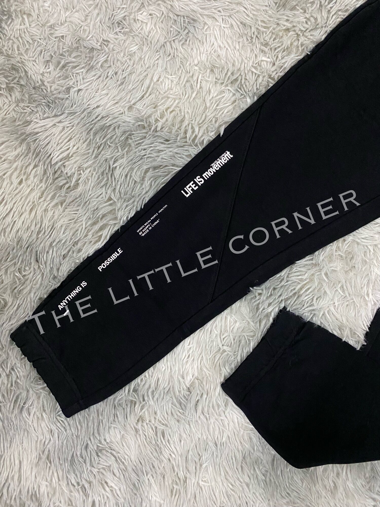 (Size S) Quần nỉ da cá Nam Lining