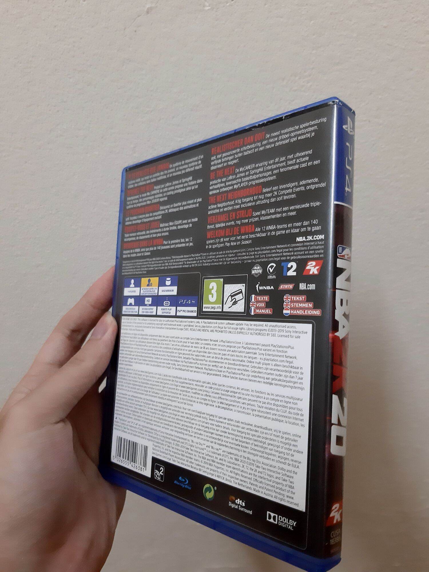 ĐĨA GAME PS4 NBA 2K20 Hệ USA