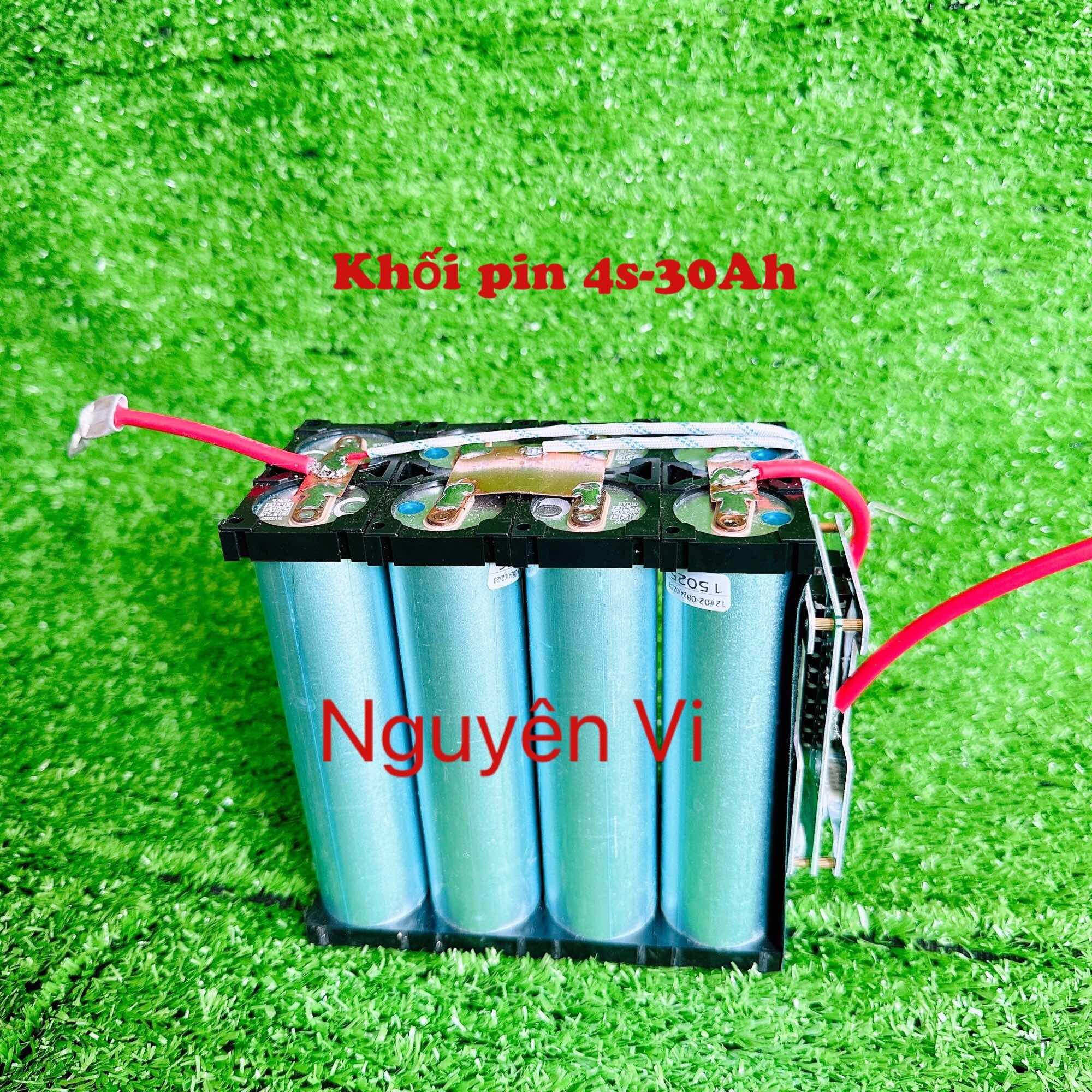 Khối pin 33140 điện áp 12v 30ah - 45ah kết nối mạch sạc xã 120a