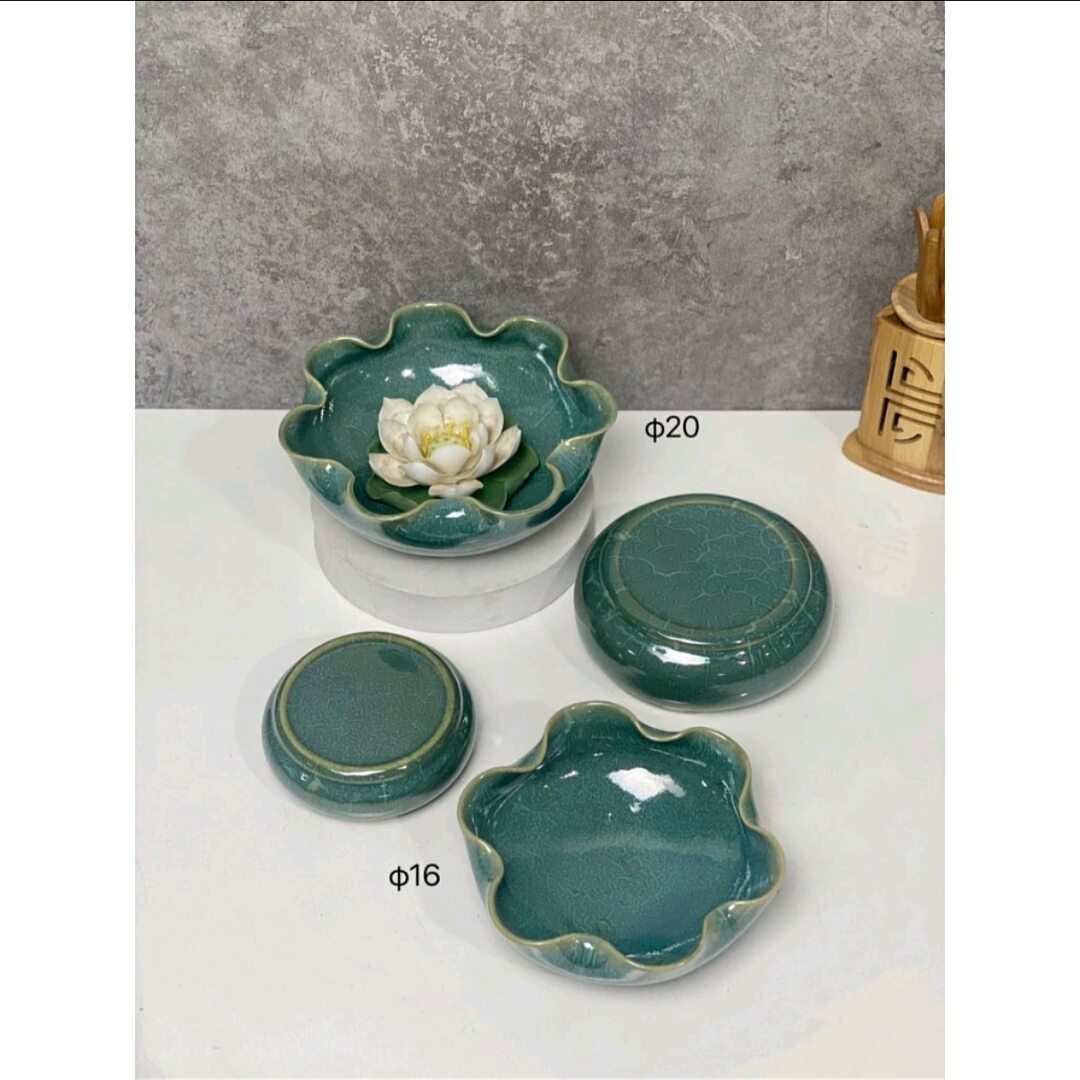 Bát Sen Thả Hoa - Bát Minh Đường Tụ Thủy