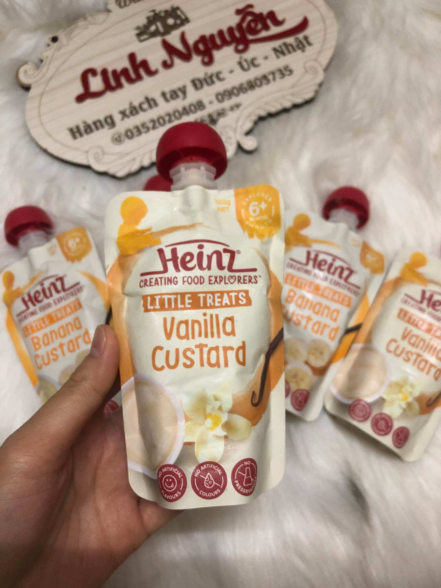VÁNG SỮA HEINZ CUSTARD - Úc