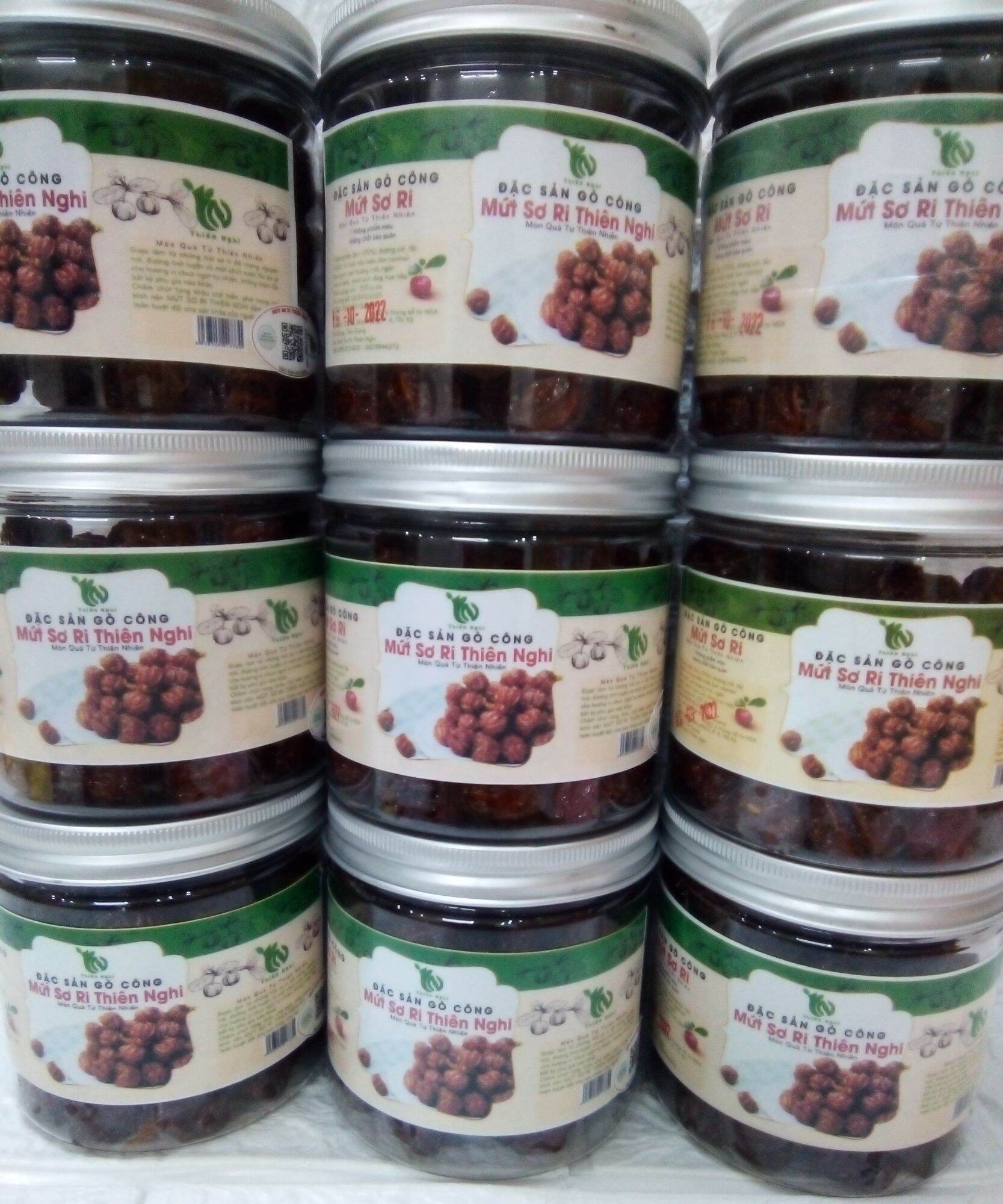 Mứt sơ ri, đặc sản Gò Công, vị chua ngọt thanh thanh, giàu vitamin C