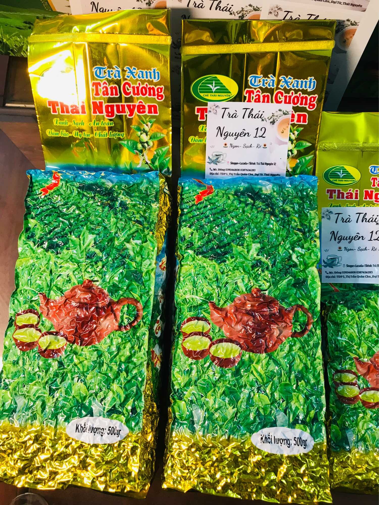 Chè đặc sản Tân Cương Thái nguyên 1kg(2 túi 500g)