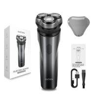 Enchen | Máy Cạo Râu Điện ENCHEN Blackstone Max 3D Flex Heads Chống Nước 100% Có Bộ Tỉa Lông Mọc Ngược Sạc Được Dao Cạo Xoay Cho Nam Cạo Ướt/khô