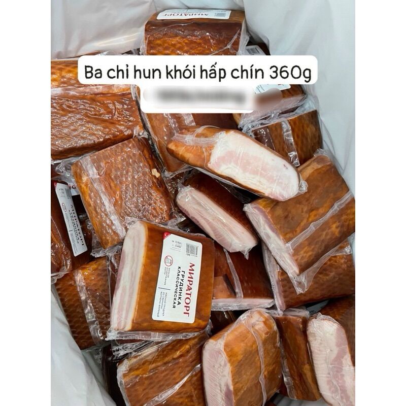 Thịt ba chỉ ức 360g , thịt ba chỉ Nga