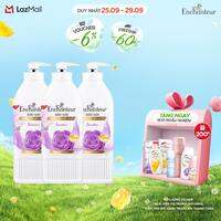 Combo 3 Dầu gội dưỡng tóc siêu mượt Enchanteur Sensation Keratin 650gr/Chai