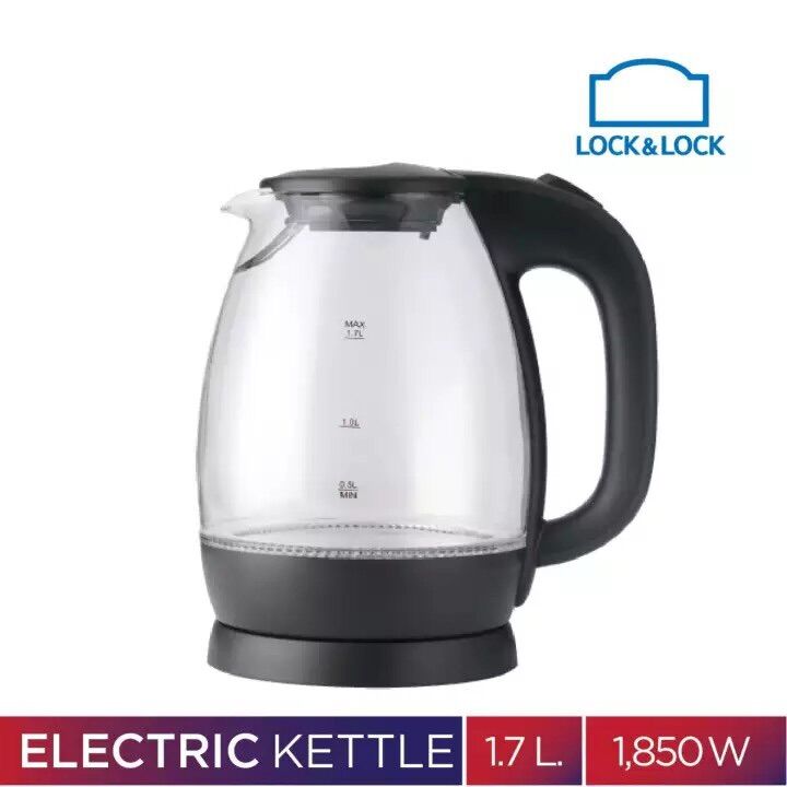 Ấm siêu tốc thủy tinh Lock&Lock EJK432 1.7L