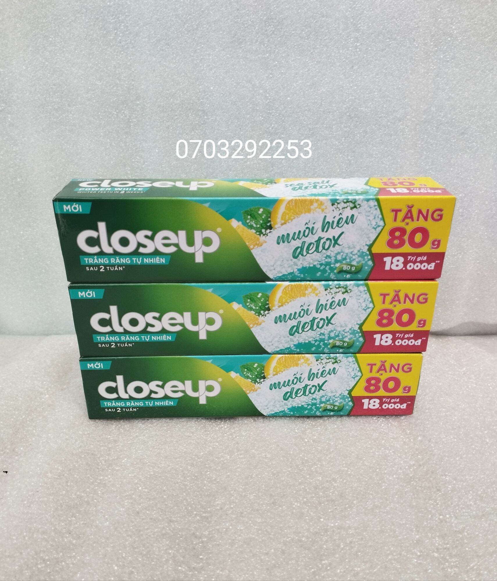 (HCM) Kem đánh răng closeup muối biển & chanh 230g (1 cây)