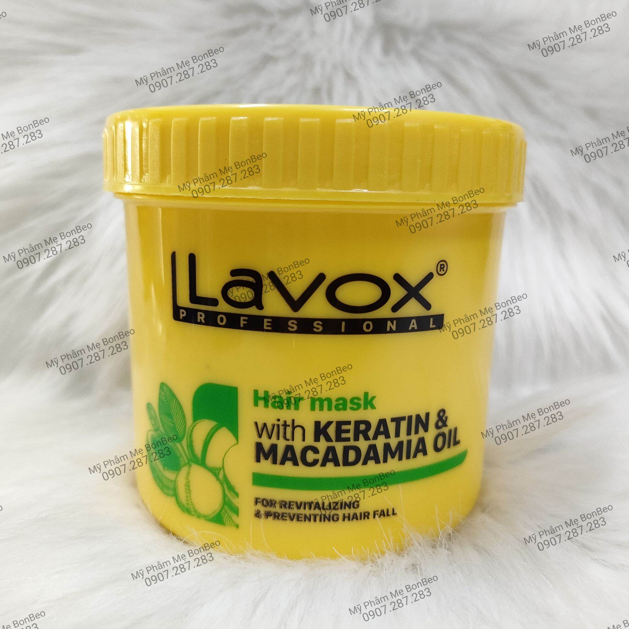 Kem ủ tóc siêu mềm mượt Lavox 500ml