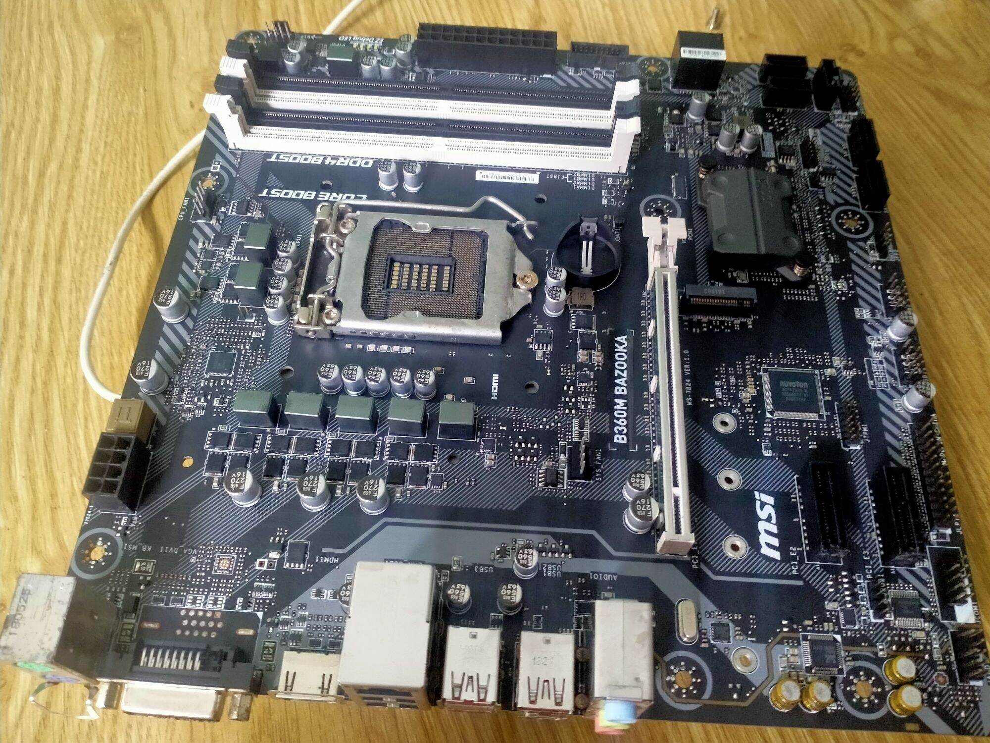 mainboard MSI B360M BAZOOKA VÀ MSI B365M PRO -VDH 4KHE RAM SOCKET 1151