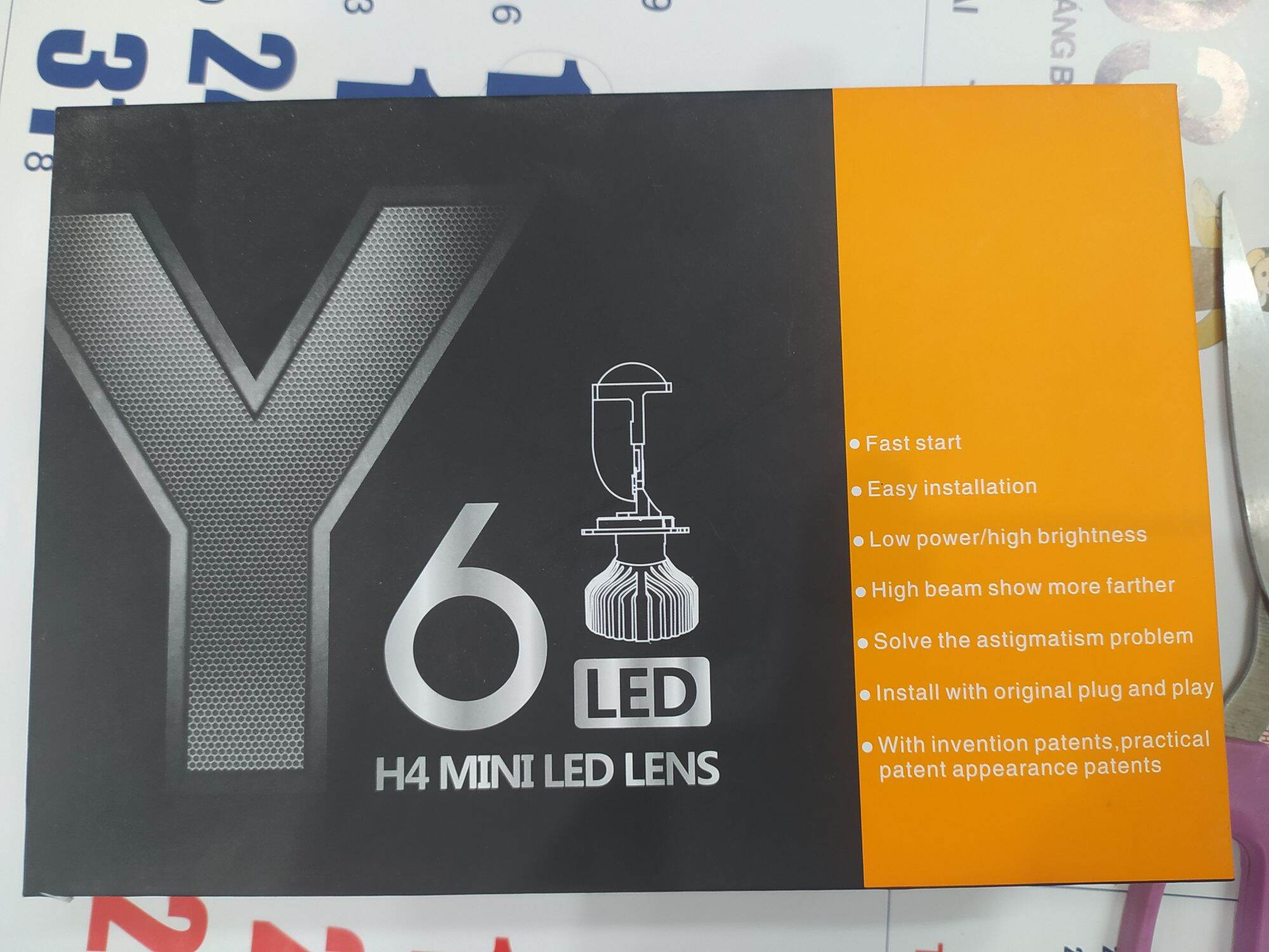 LED BI CẦU H4 Y6S 3 MÀU