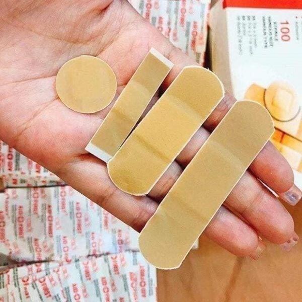 Băng cá nhân hộp 100 miếng