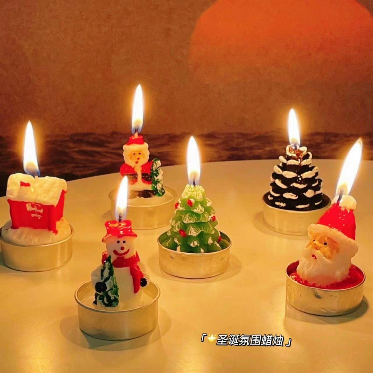 sét 3 Đèn cầy( nến) Noel mẫu cực xinh - Leicashop