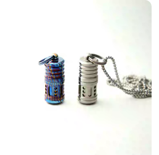 bật lửa titan treo móc khóa edc( KHÔNG XĂNG )