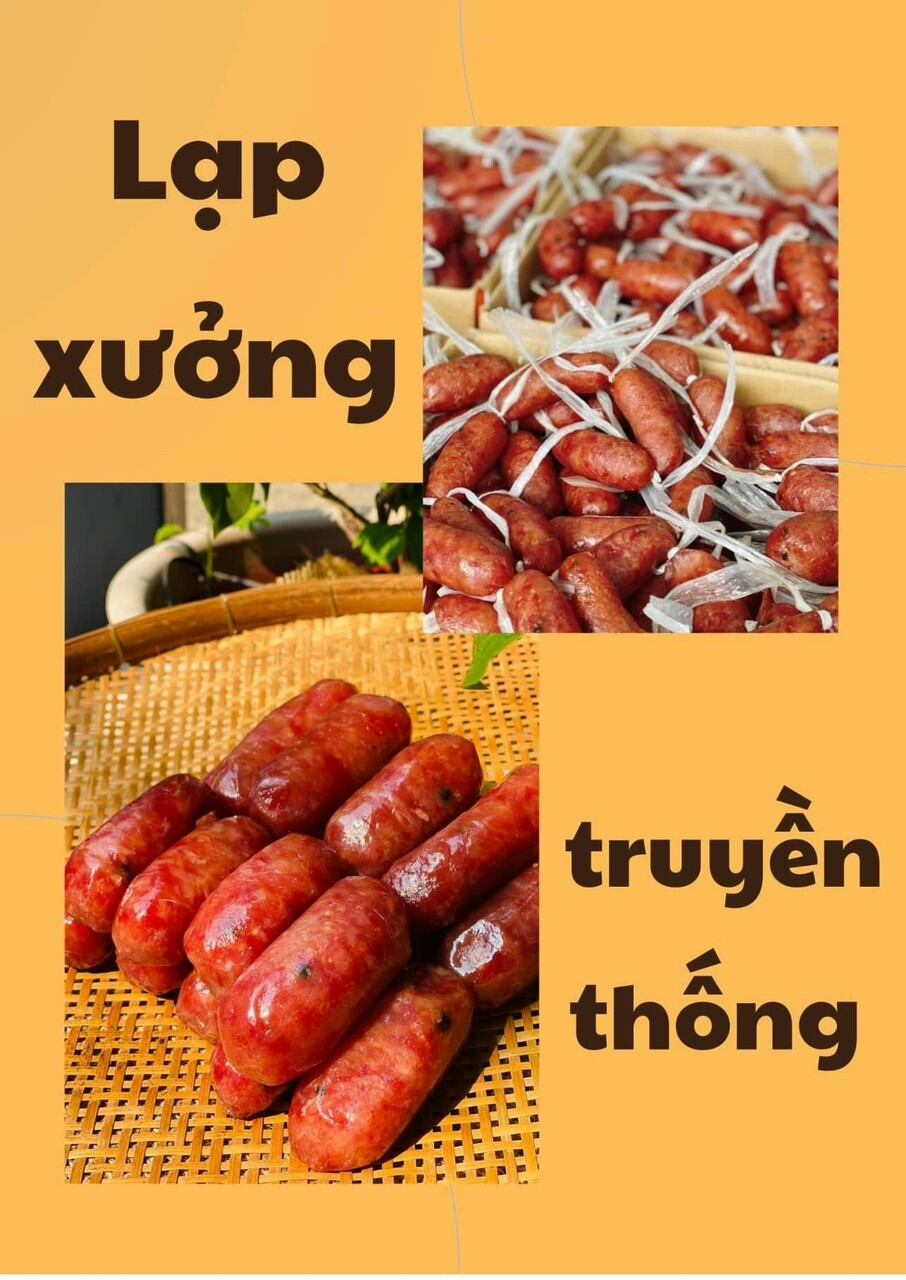 500gr LẠP XƯỞNG TƯƠI  đặc sản CAI LẬY