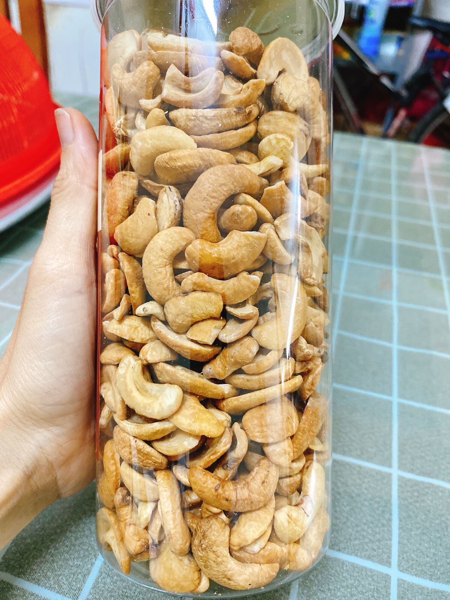 Hạt điều vỡ đôi sấy nguyên vị 500gr