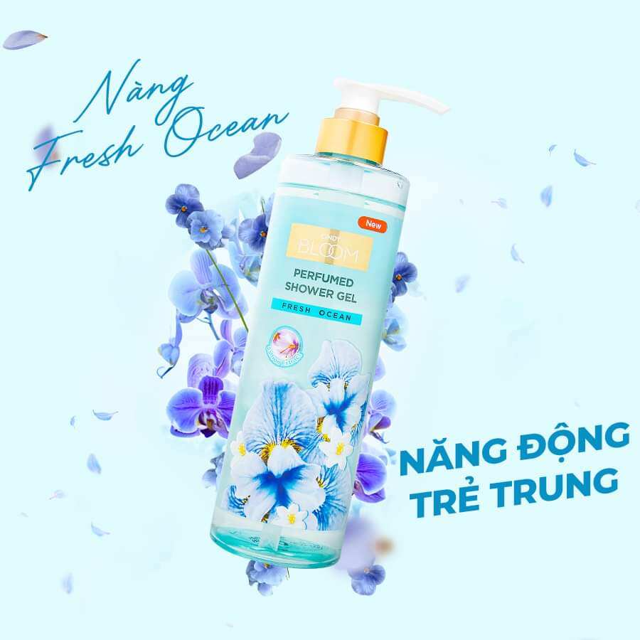 (4 MÙI) Sữa tắm nước hoa Cindy Bloom 640g