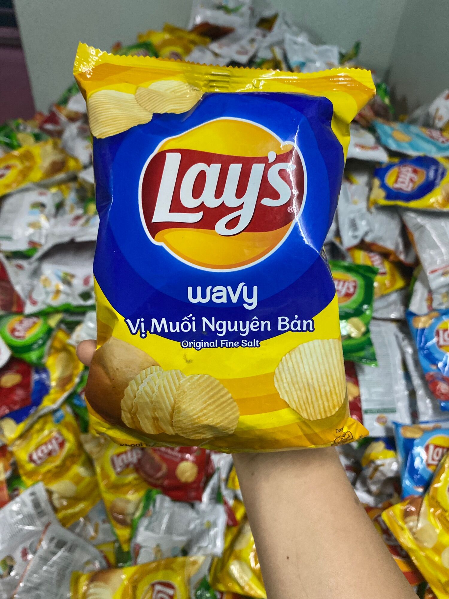 Combo 10 gói Snack Lays mix vị, hàng lỗi xẹp