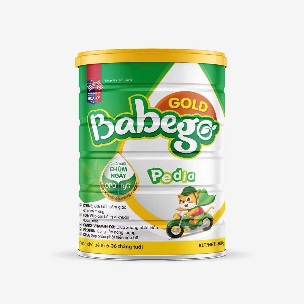 Sữa thảo dược chùm ngây BABEGO