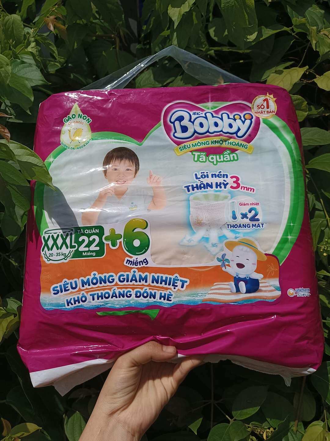 Tặng 6 miếng. Tả quần bobby xxxl28 miếng