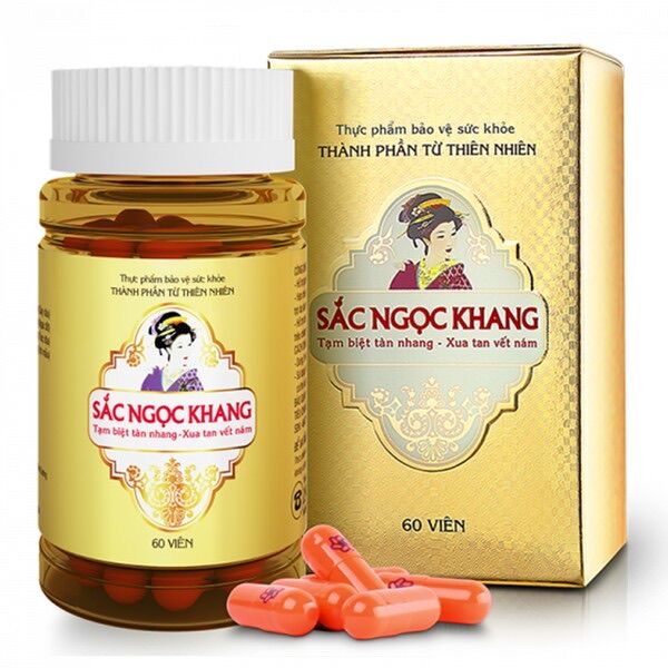 Viên uống Sắc Ngọc Khang giảm nám,tàn nhang,ngừa lão hoá da