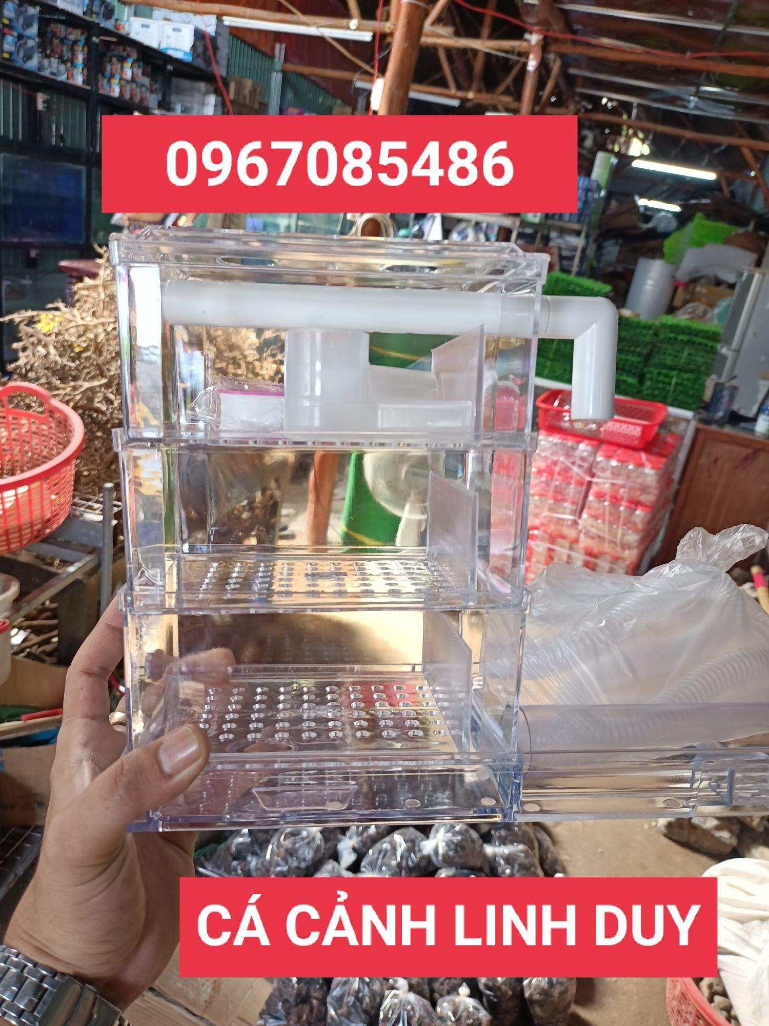 DÀN LỌC MƯA 3 TẦNG 30CM , DÀN LỌC MƯA MIKA , DÀN LỌC HỒ CÁ