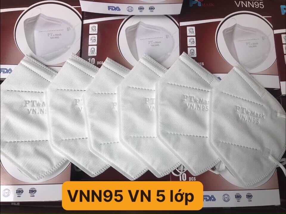 Combo 5 Hộp ( 50 cái ) Khẩu Trang N95 5 Lớp ( 1 Hộp 10 Cái )