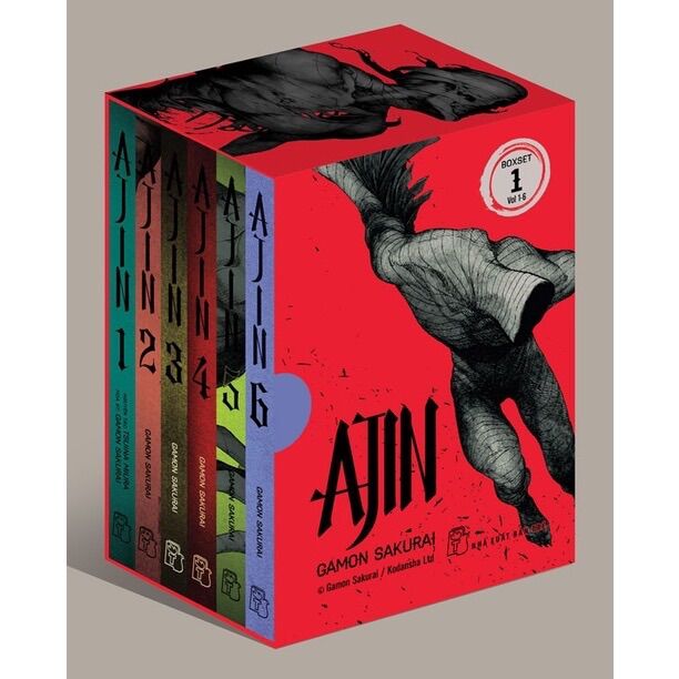 Sách - Combo 6 cuốn Ajin Boxset (Tập 1 Đến Tập 6) Tặng Kèm Bookmark