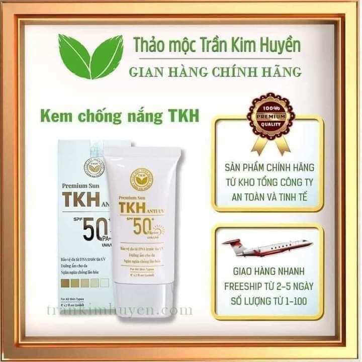 Kem chống nắng bảo vệ da chống uv thế hệ mới tkh