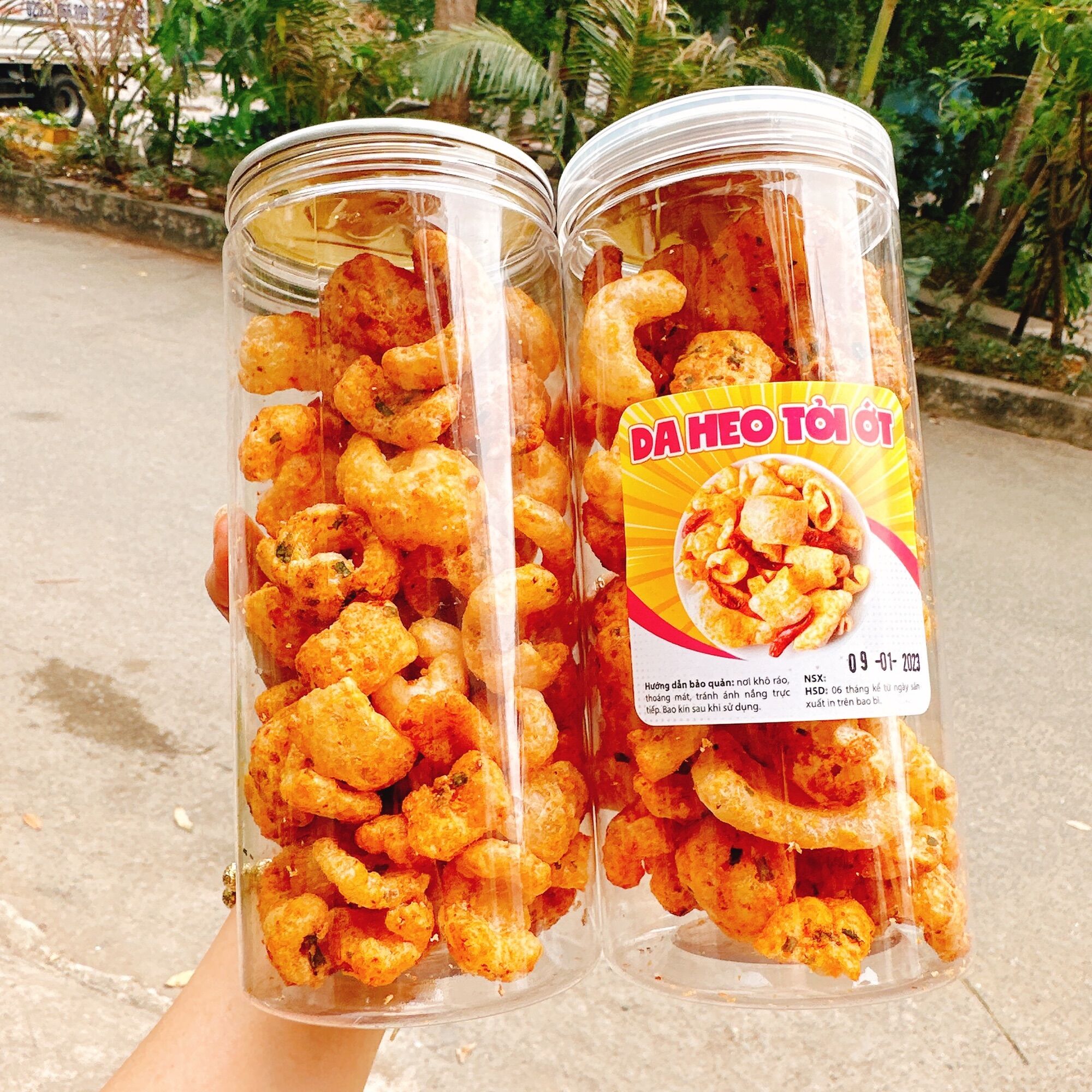 Da Heo Xốc Muối Ớt hủ 130gr