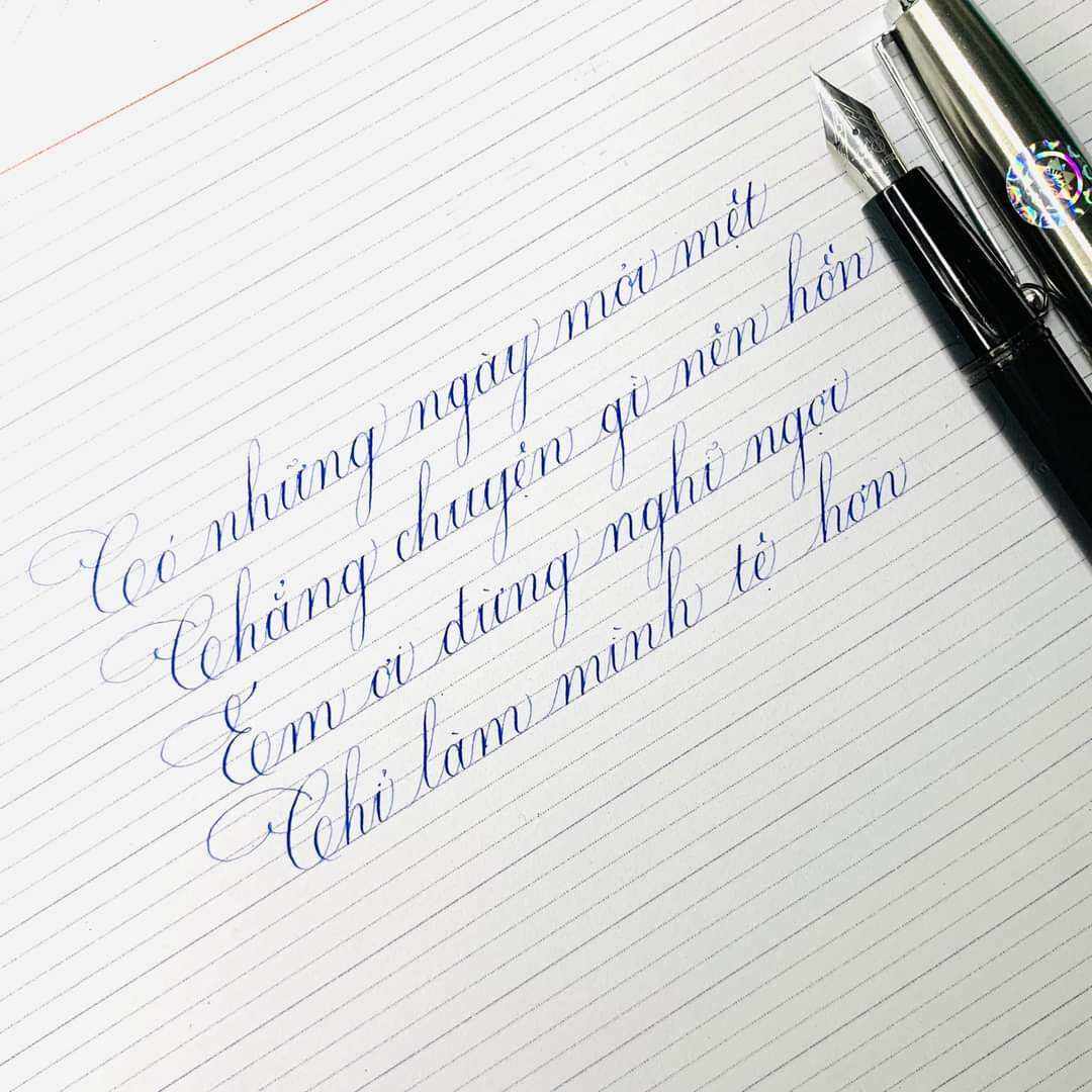 Bút mài 51A Hoàng Ngọc ngòi F (nét siêu mãnh) không mãnh hoàn tiền 200%[MIỄN SHIP]