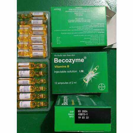Becogym tiêm hộp 12 ống bổ sung các loại vitamin B