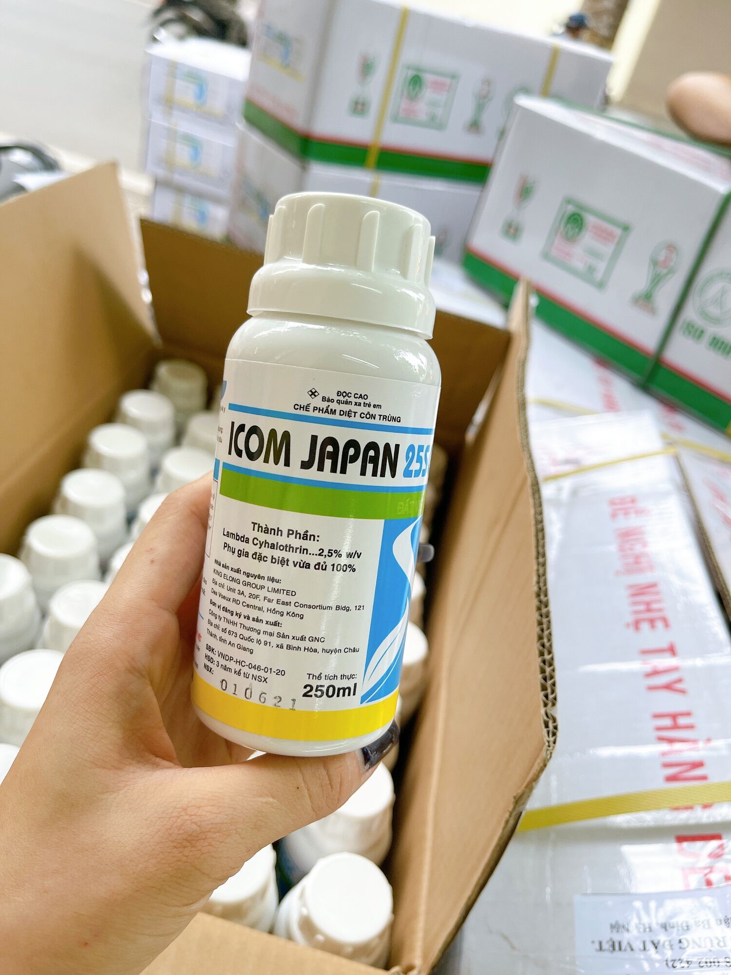 [Combo 2 lọ] Chế phẩm diệt côn trùng ICOM JAPAN 25SC 250ml