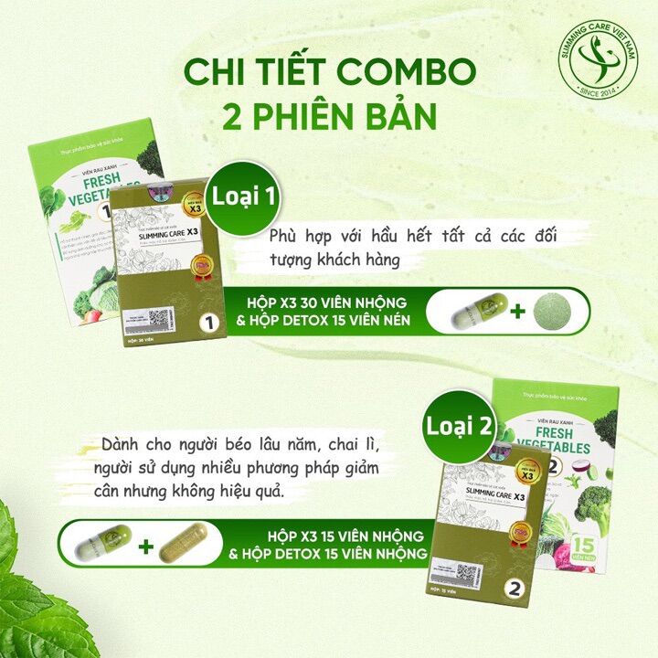Giam cân x.3 + tặng kèm detox
