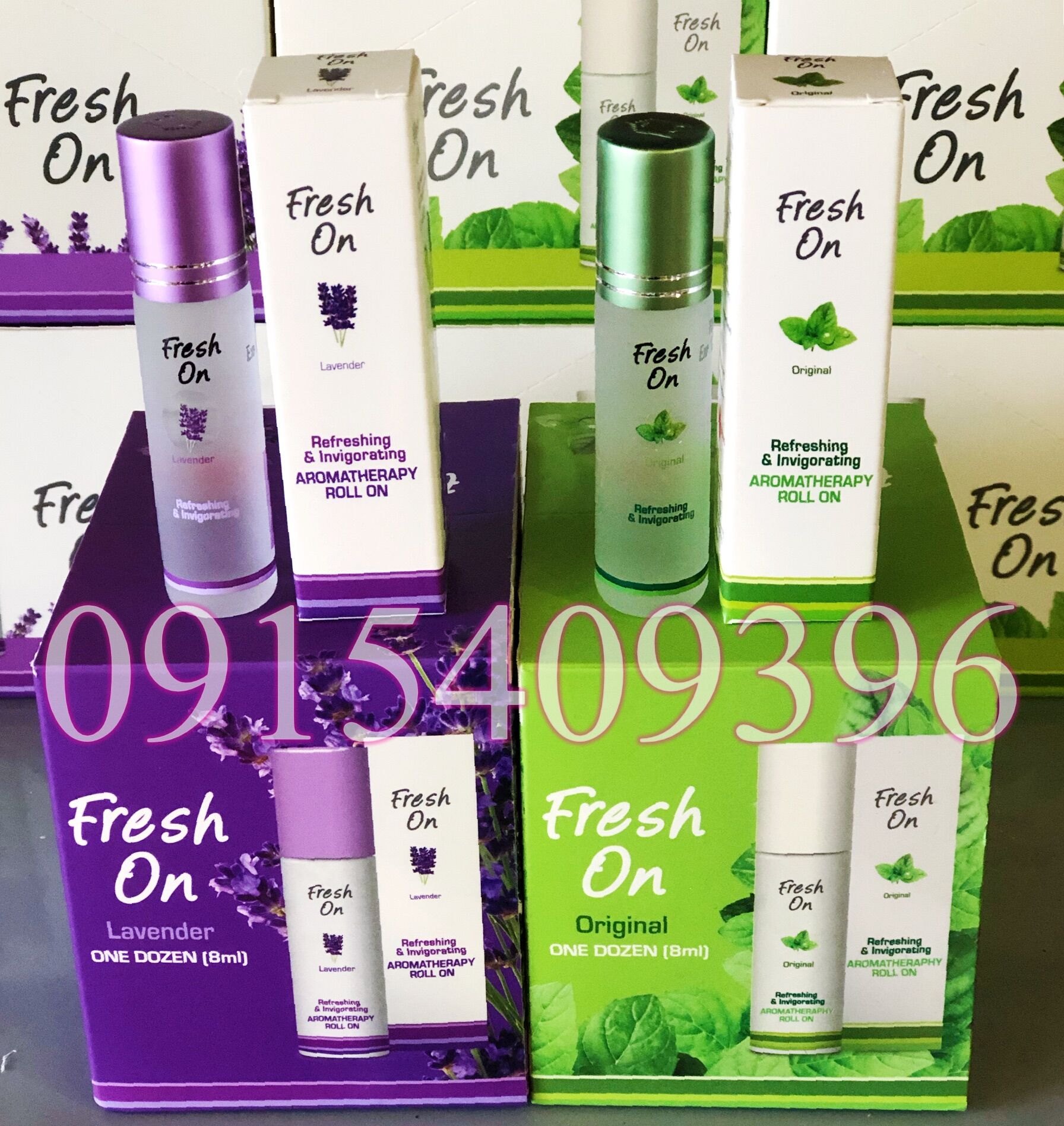 Dầu gió lăn fresh on singapore 8ml