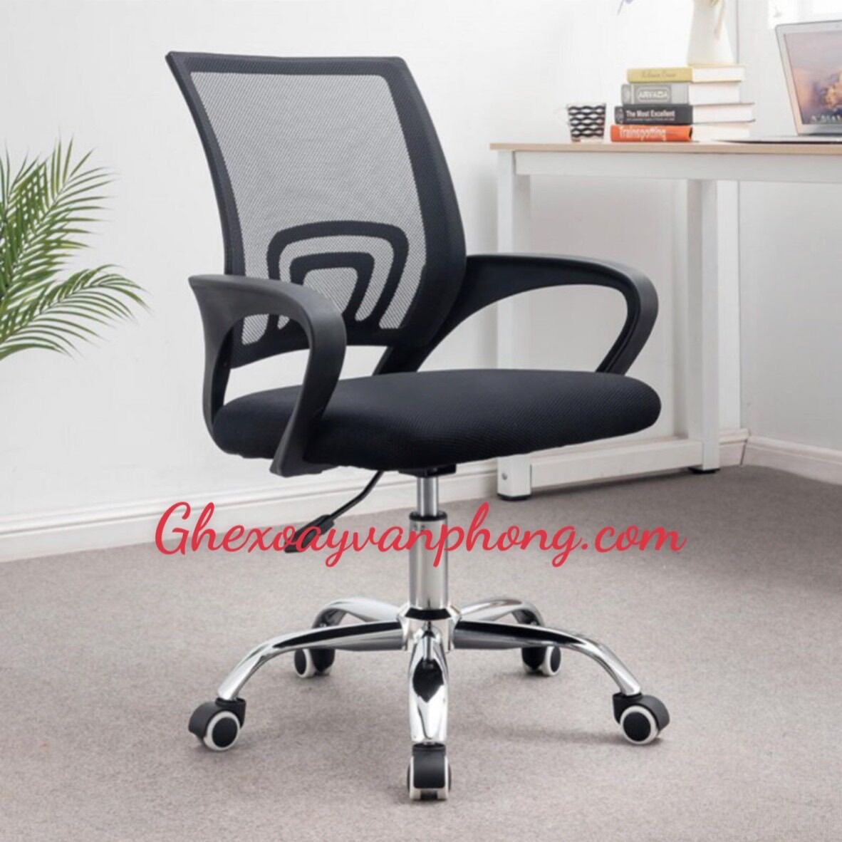Ghế lưới văn phòng/ ghế xoay lưới pv517a1 - ghế lưới văn phòng, làm việc, học tập - ghế xoay văn phòng, ghế văn phòng lưng cao, khung thép siêu bền lưng lưới thoáng - nội thất phong vân